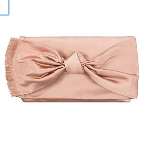 NWT: Tory Burch Pink Satin Clutch